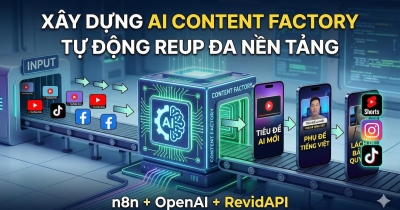 AI Content Factory: Tự Động Reup Đa Nền Tảng Với n8n