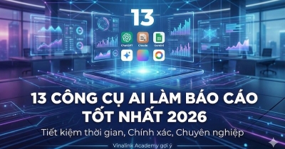 11+ Công cụ AI làm báo cáo tốt nhất 2026 - Vinalink gợi ý cho bạn