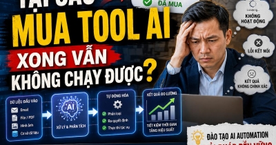 Đào tạo AI automation cho doanh nghiệp: Tự chủ quy trình thay vì phụ thuộc vendor