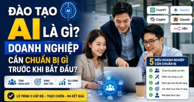 Đào tạo AI là gì? Doanh nghiệp cần chuẩn bị gì trước khi bắt đầu?
