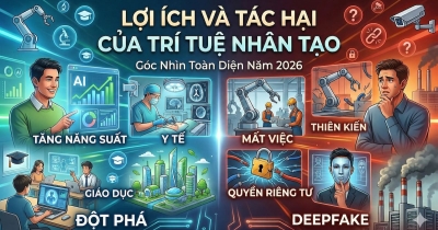Lợi ích và tác hại của trí tuệ nhân tạo - Góc nhìn toàn diện năm 2026