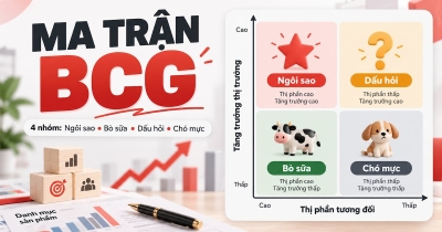 Ma trận BCG là gì? Cách phân tích và ví dụ thực tế dễ hiểu