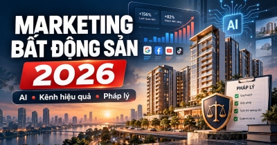 Marketing bất động sản 2026: Kênh, kế hoạch và ứng dụng AI