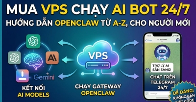 Mua VPS tạo Openclaw: Hướng dẫn chi tiết từ a-z cho người mới