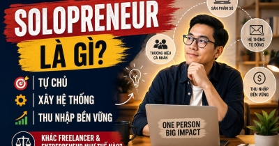 Solopreneur là gì? Mô hình kinh doanh một người và cách bắt đầu hiệu quả