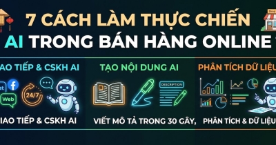 Ứng dụng AI trong bán hàng online: 7 mẹo thực chiến cho shop Việt