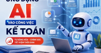 Ứng dụng AI vào công việc kế toán: Hướng dẫn thực chiến từ A-Z