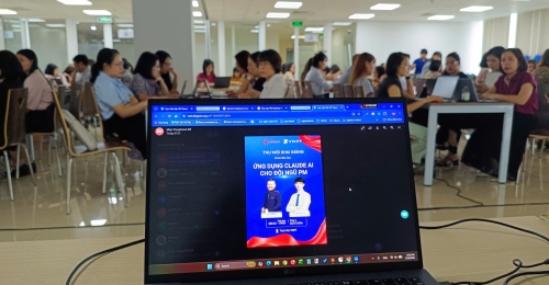 Vinalink đồng hành cùng VNPT VinaPhone đào tạo ứng dụng Claude AI cho đội ngũ Product Manager