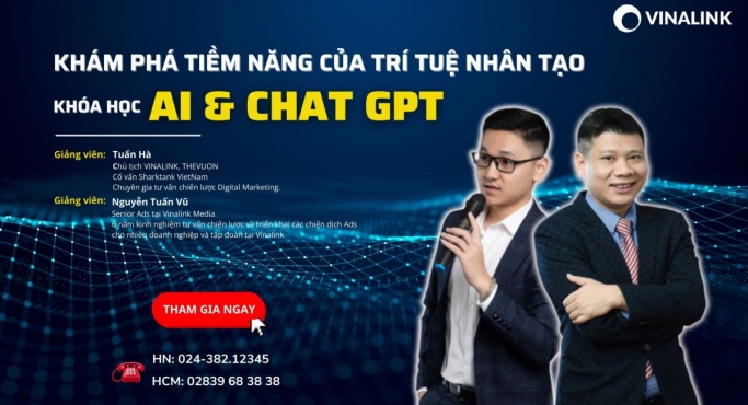 Khóa học Ứng dụng AI đột phá kinh doanh - X5 Hiệu Suất Công Việc