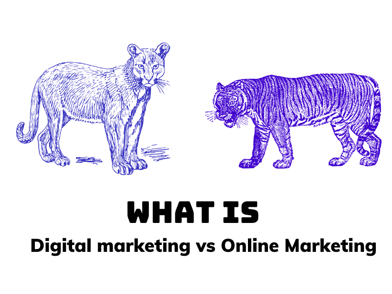 Phân biệt Digital marketing với Online Marketing