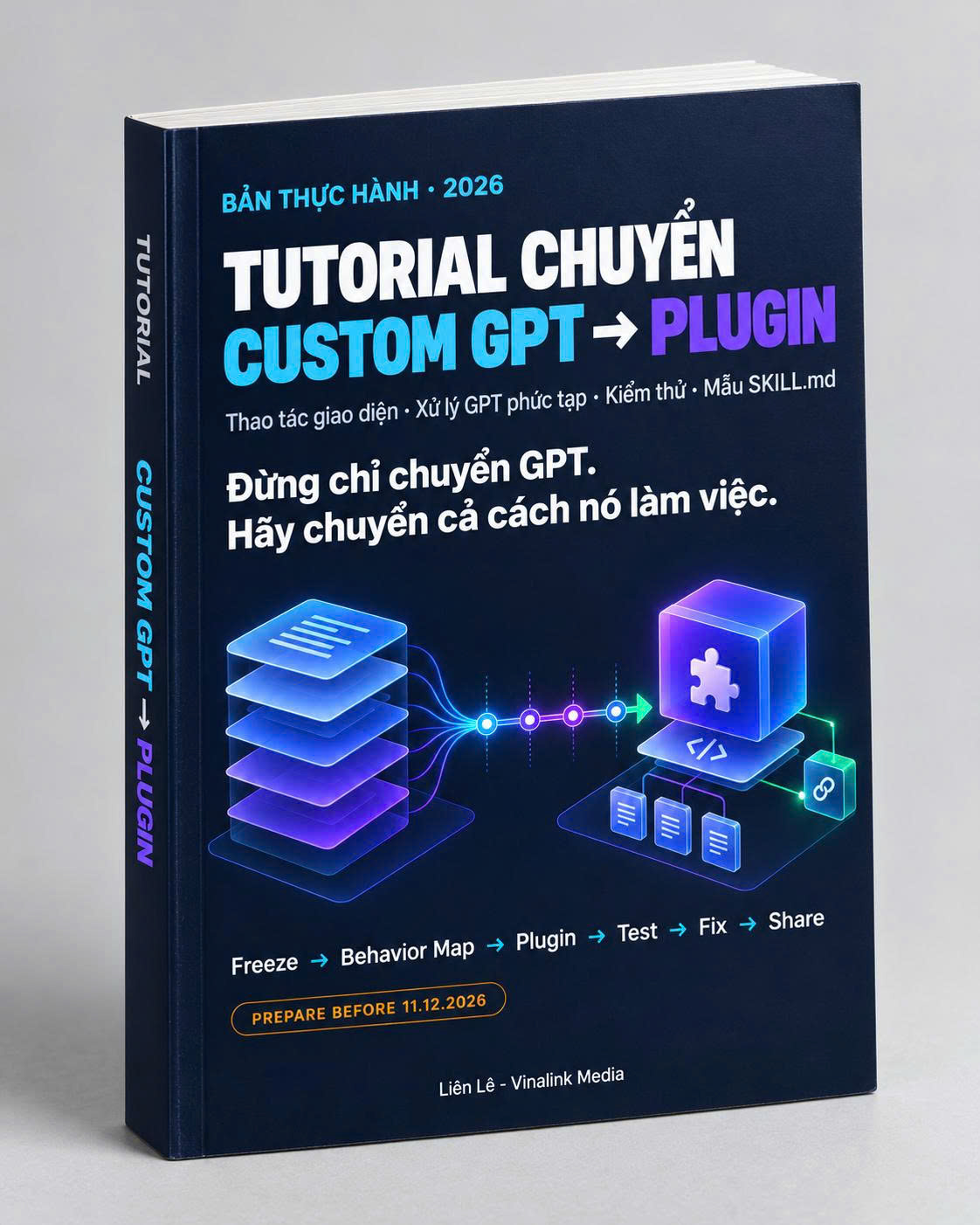 Bìa tutorial chuyển Custom GPT sang Plugin ChatGPT