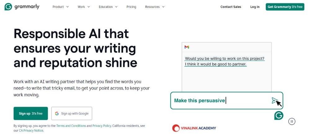 Grammarly - Công cụ hỗ trợ viết bài