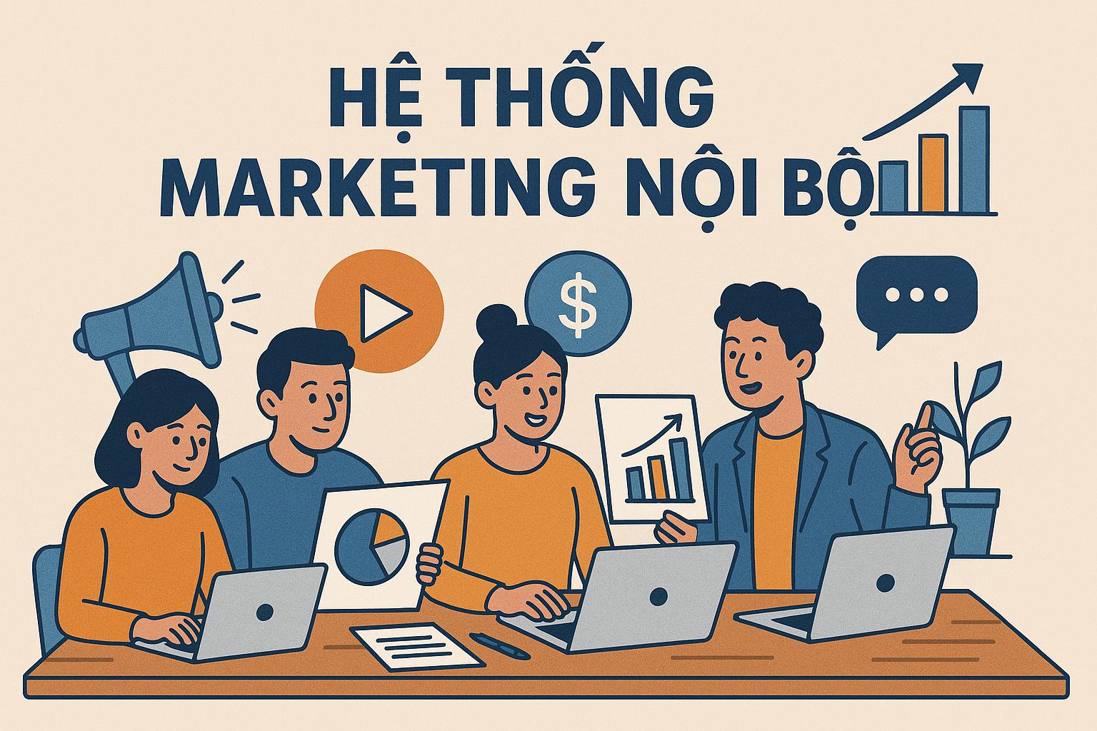 Hệ thống marketing nội bộ là gì và khác gì phòng marketing thông thường?