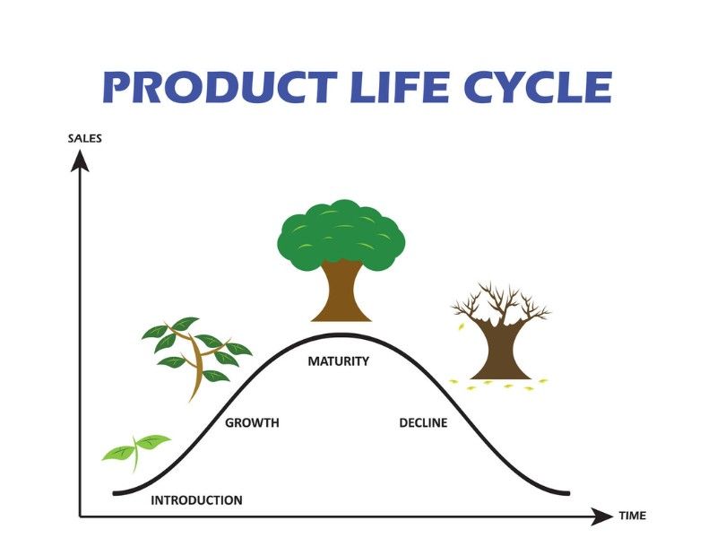 4 chu kỳ sống của sản phẩm