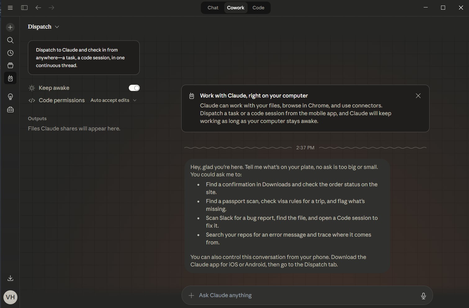 claude dispatch