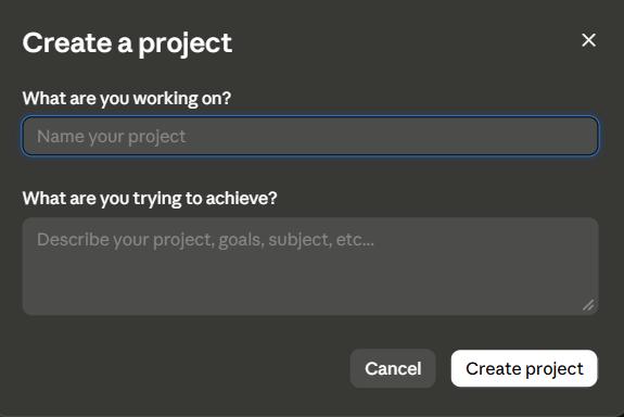 claude projects