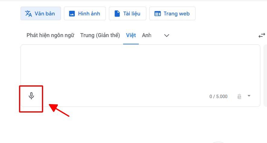 dịch bằng giọng nói