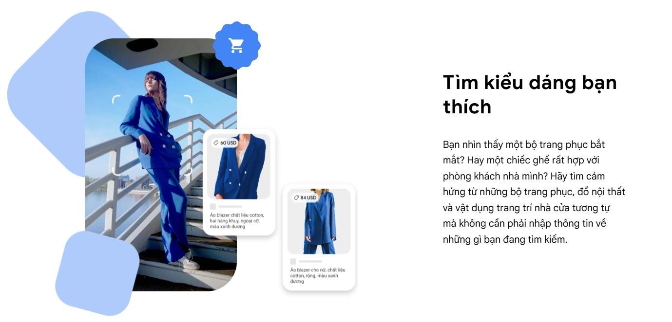 tìm kiếm sản phẩm bằng google lens