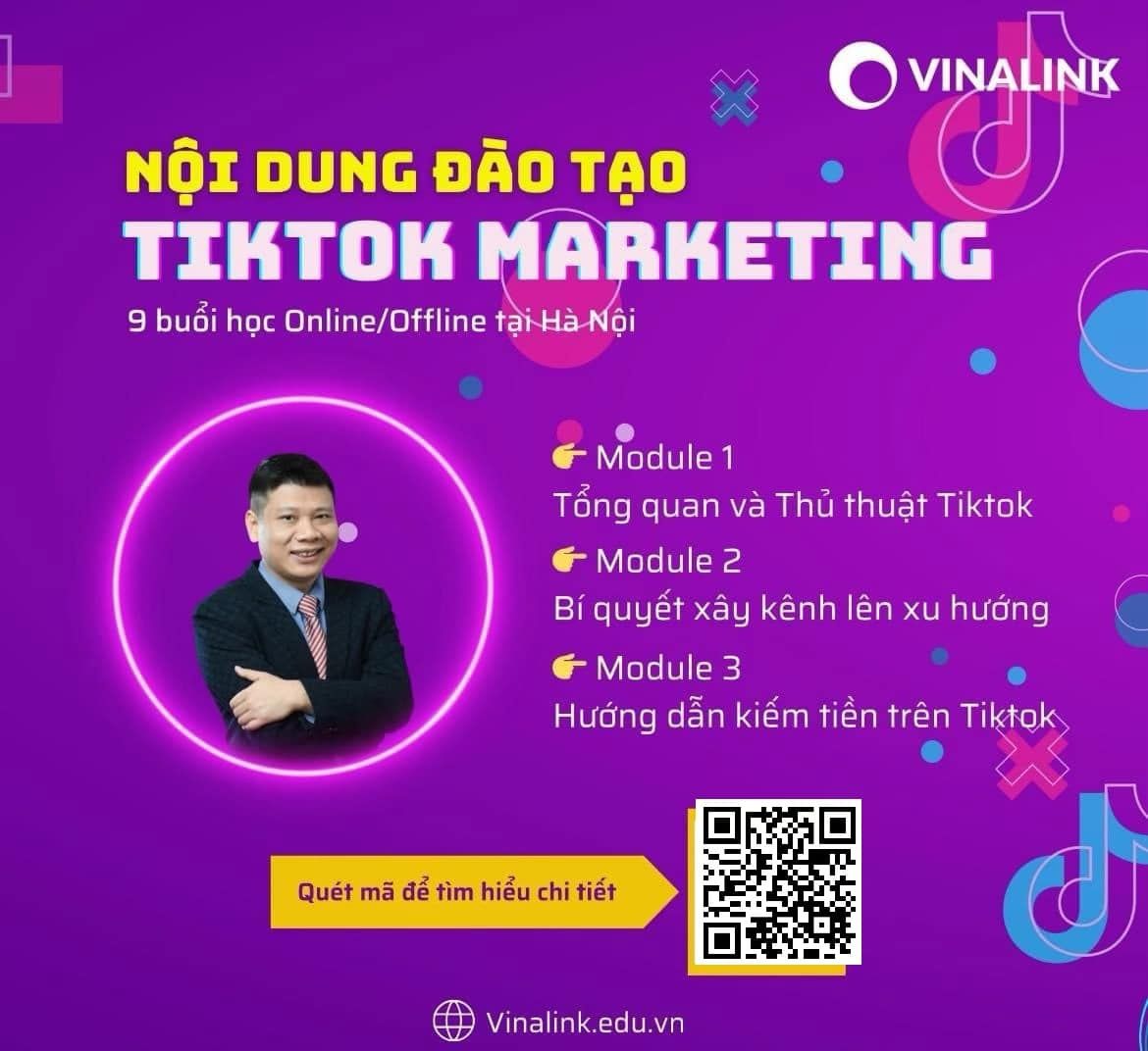 Sử dụng QR Code để nhận thêm thông tin về khoá học