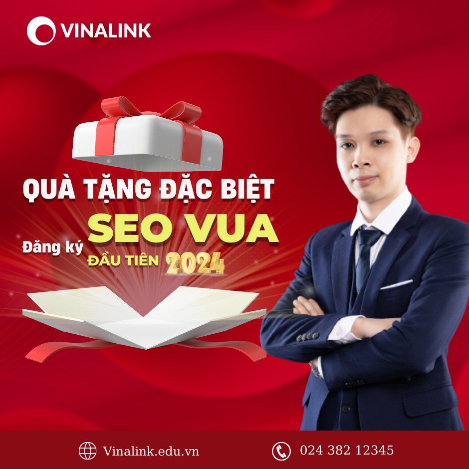 Khoá học SEO VUA - Tối ưu website bán hàng chuẩn SEO