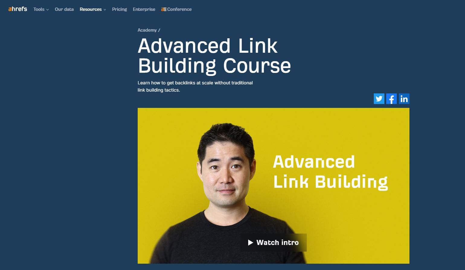 Advanced Link Building Course