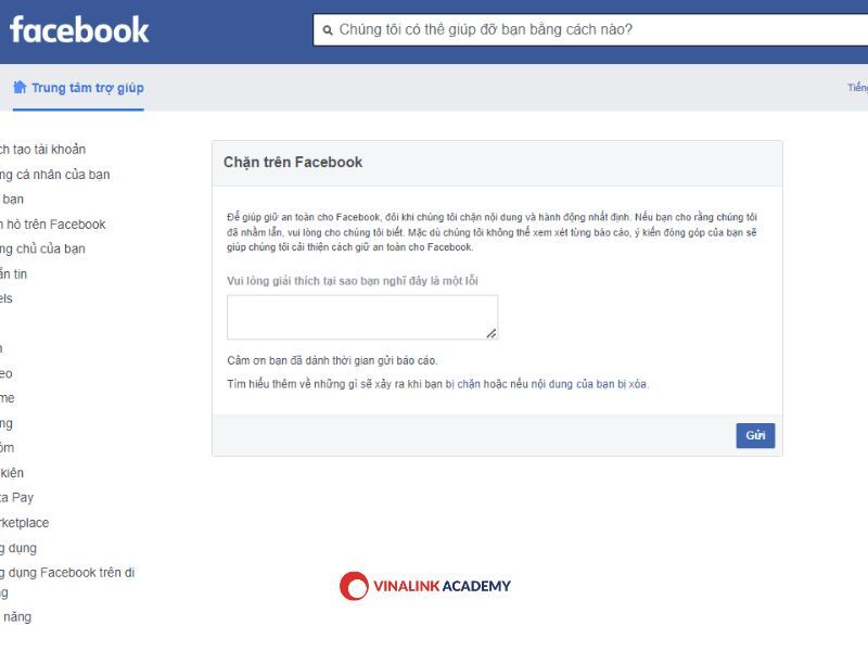 Kháng cáo Facebook nhầm lẫn khi chặn nội dung của mình