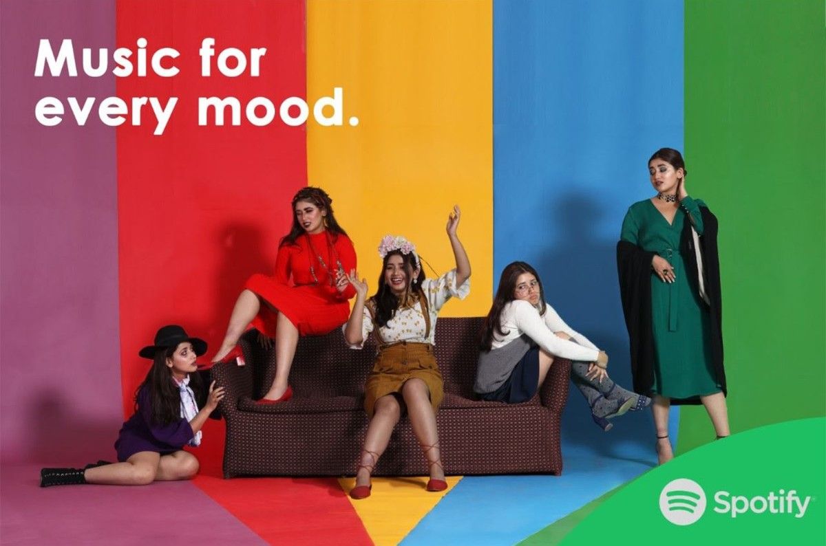 Spotify “Music for every mood.”