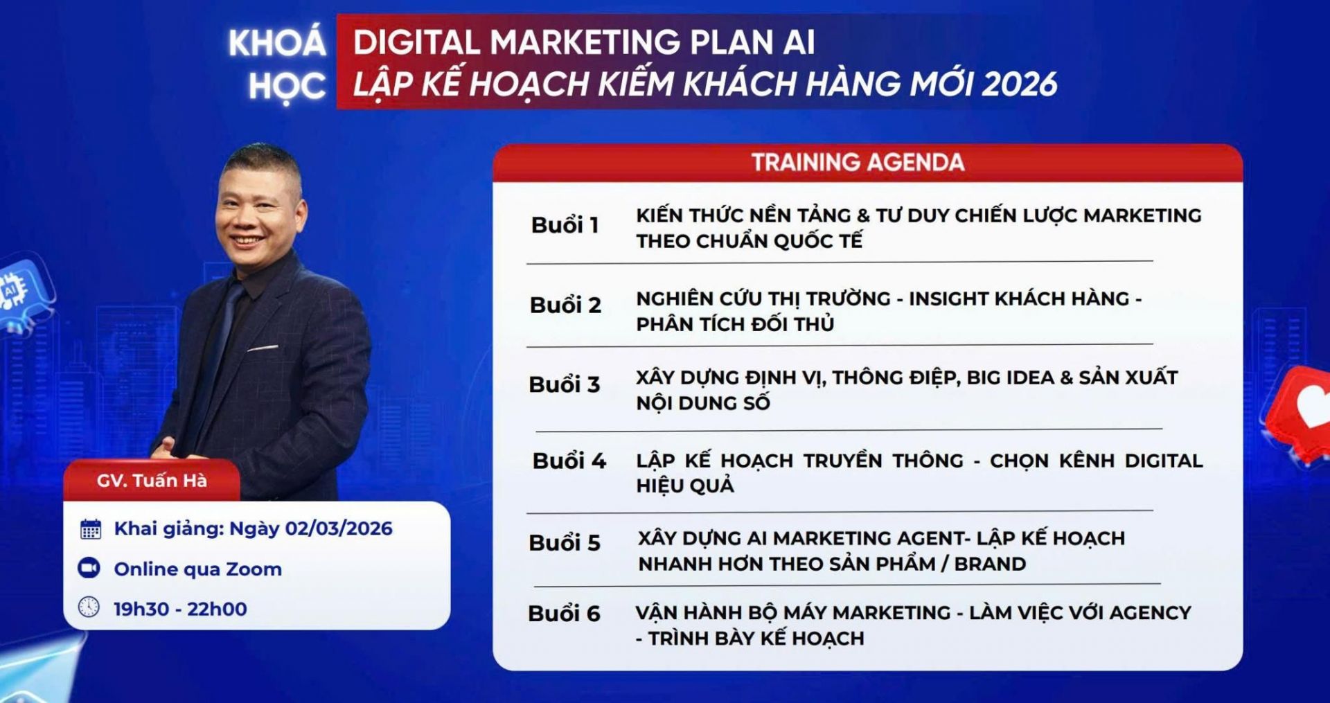 Khóa học Digital Marketing AI tại Vinalink Academy